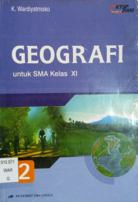 Image of Geografi untuk SMA Kelas XI